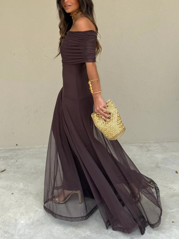 Zaina | Women’s Off-Shoulder Summer Maxi Dress