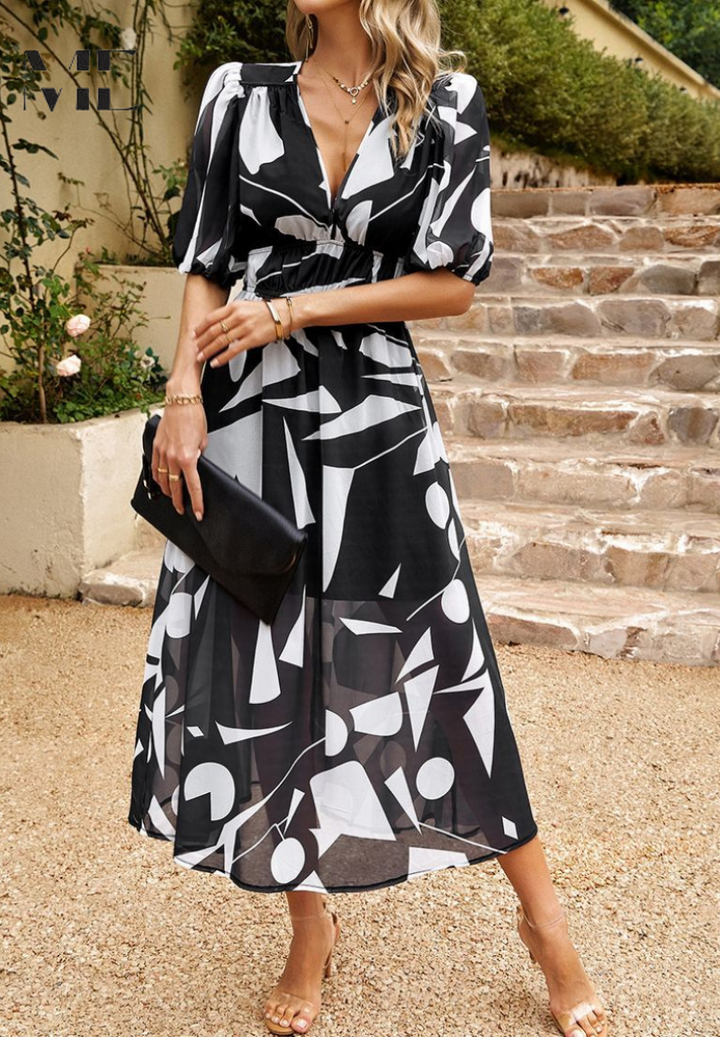Faye | Women’s Summer Floral Midi Dress