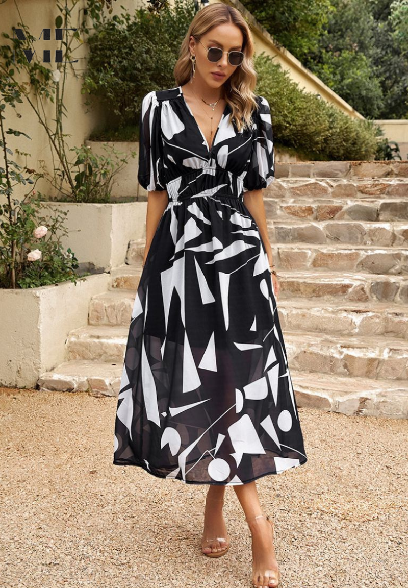 Faye | Women’s Summer Floral Midi Dress