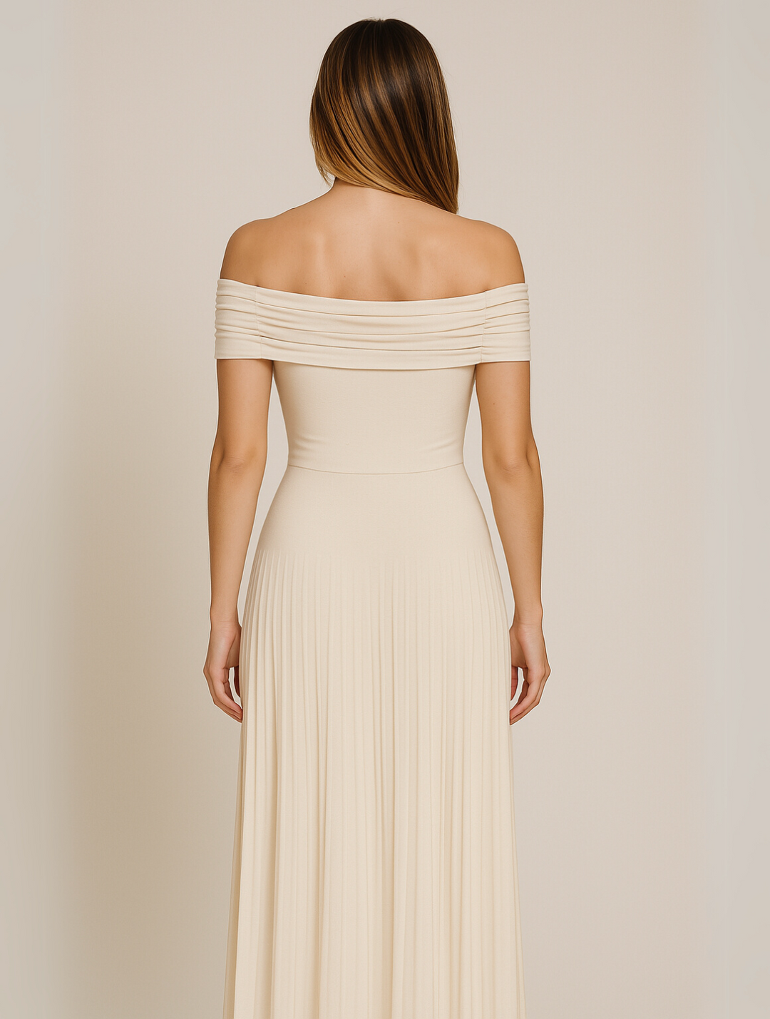 Olivia | Women’s Off-Shoulder Wedding Guest Maxi Dress