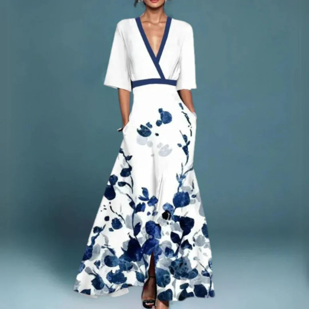 Galina | Women’s Summer Floral Maxi Dress