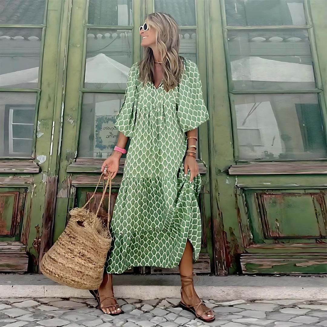 Kiera | Women’s Boho Relaxed Fit Maxi Dress