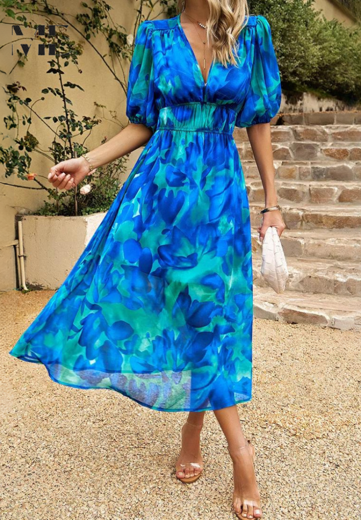 Karissa | Women’s Floral Summer Midi Dress