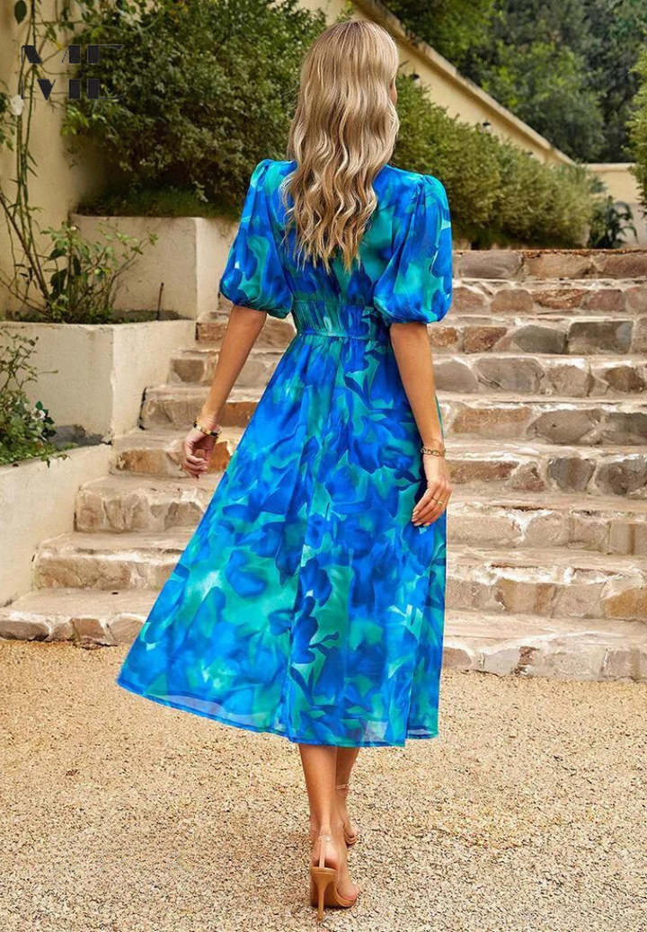Faye | Women’s Summer Floral Midi Dress