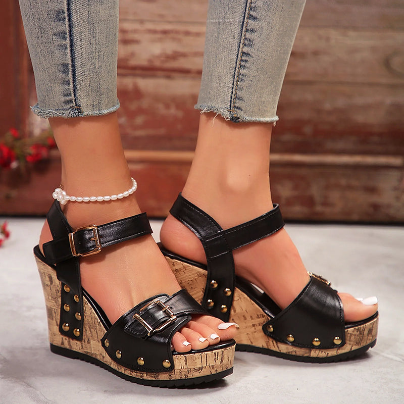Adelaide | Women's Elegant Rivet Sandals