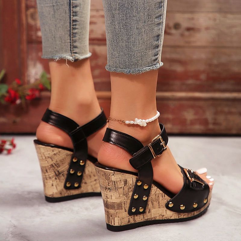 Adelaide | Women's Elegant Rivet Sandals
