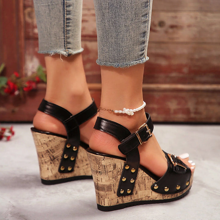 Adelaide | Women's Elegant Rivet Sandals