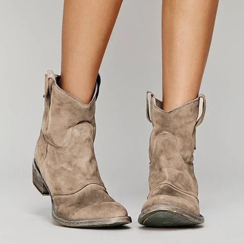 Harper | Women’s Elegant Block Heel Cowboy Boots