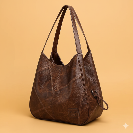 Women's Vintage Leather Shoulder Handbag