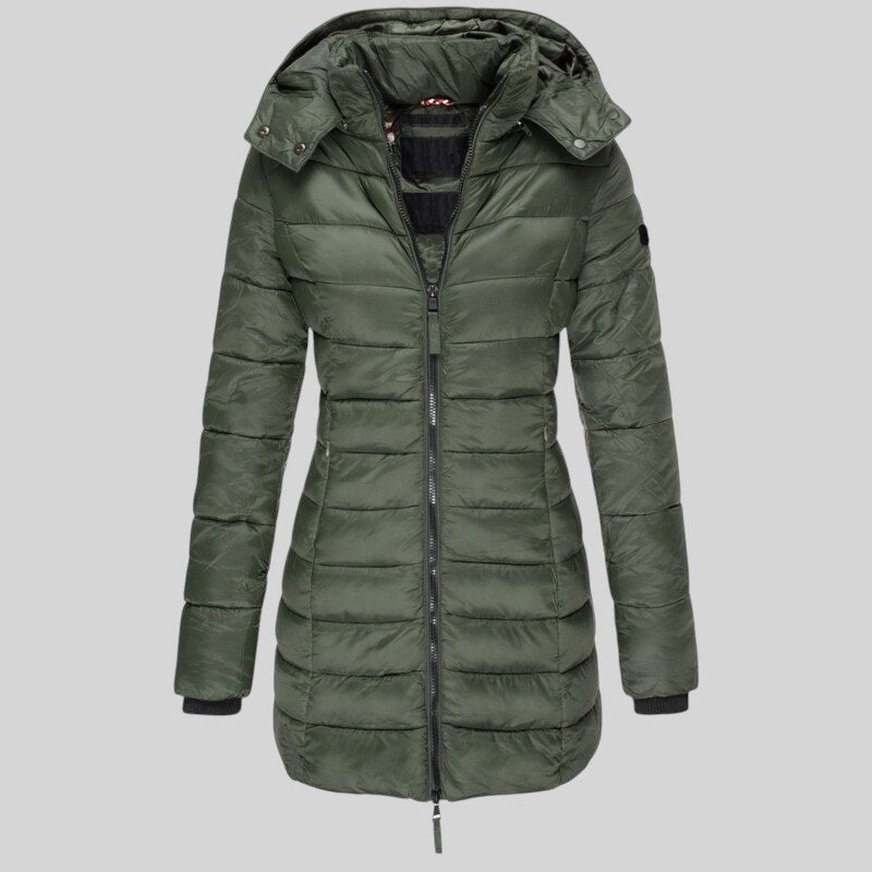 Maya | Women's Hooded Puffer Winter Jacket