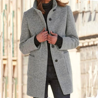 Fern | Women's Elegant Winter Button Coat