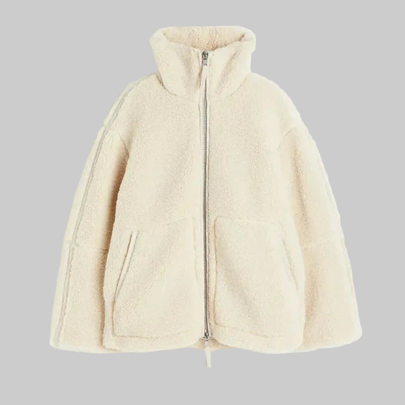 Nora | Women's Oversized Zip Teddy Jacket