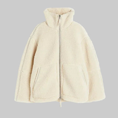Nora | Women's Oversized Zip Teddy Jacket