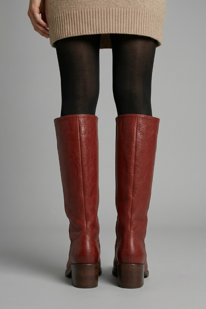 Maya | Women's Structured Mid-Calf Boots