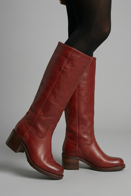 Maya | Women's Structured Mid-Calf Boots