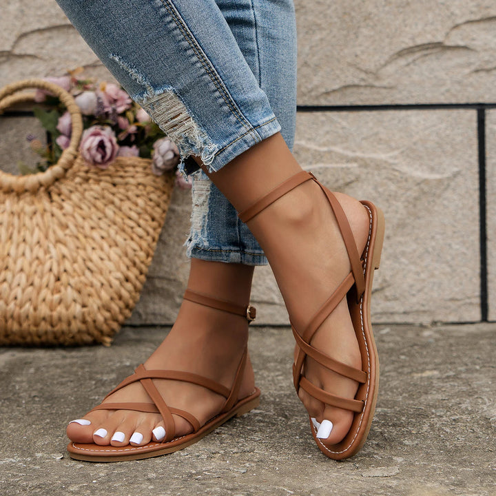 Veda | Women's Elegant Multi-Strap Sandals