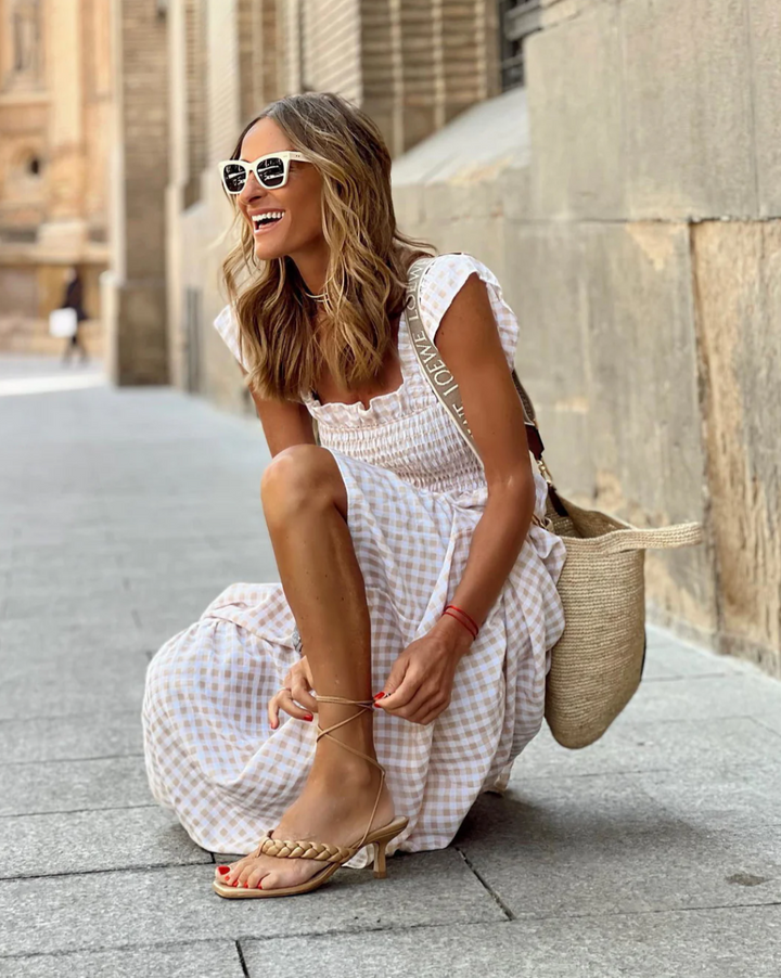 Reya | Women’s Smocked Maxi Summer Dress