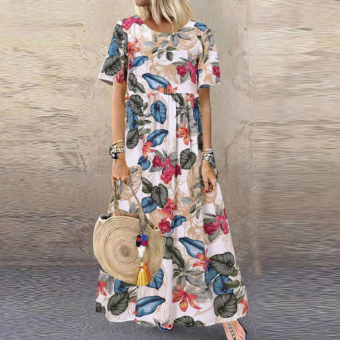 Svea | Women’s Floral Summer Maxi Dress