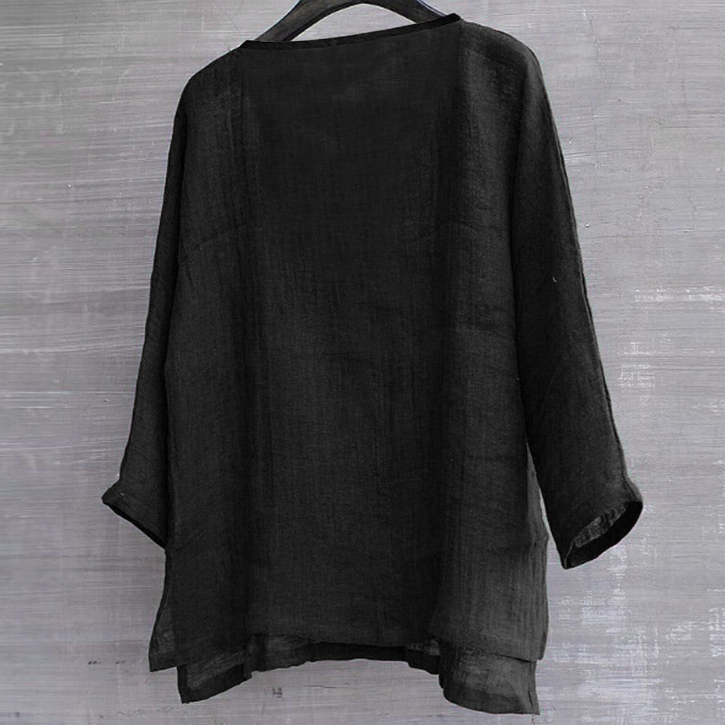 Clara | Women's Casual Linen Summer Blouse