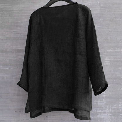 Clara | Women's Casual Linen Summer Blouse