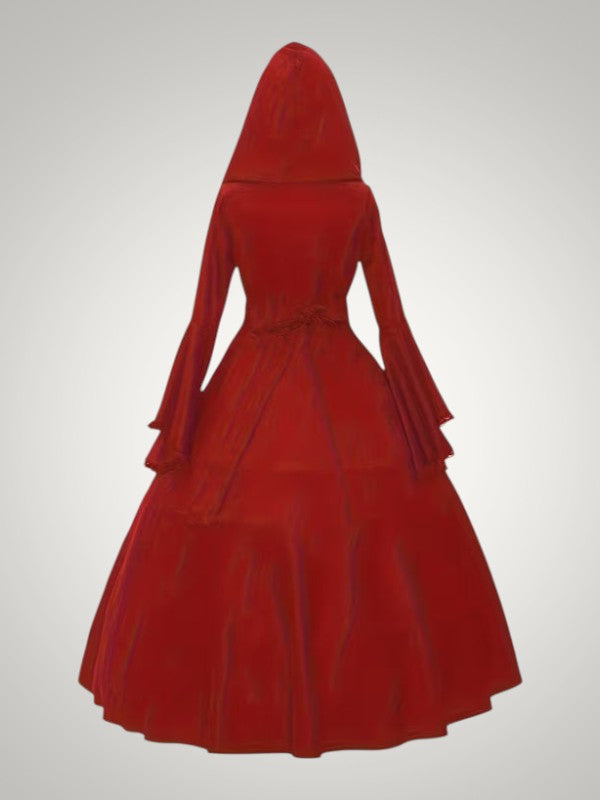 Penelope | Women's Vintage Hooded Medieval Halloween Dress
