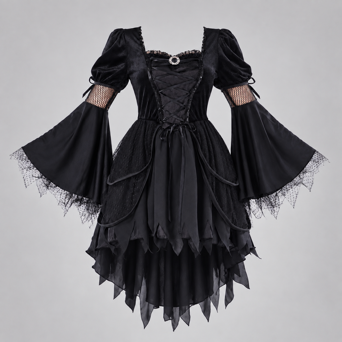 Arabella | Women's Gothic Witch Halloween Costume Dress