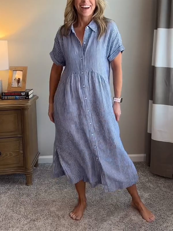 Jemma | Women’s Summer Maxi Striped Dress