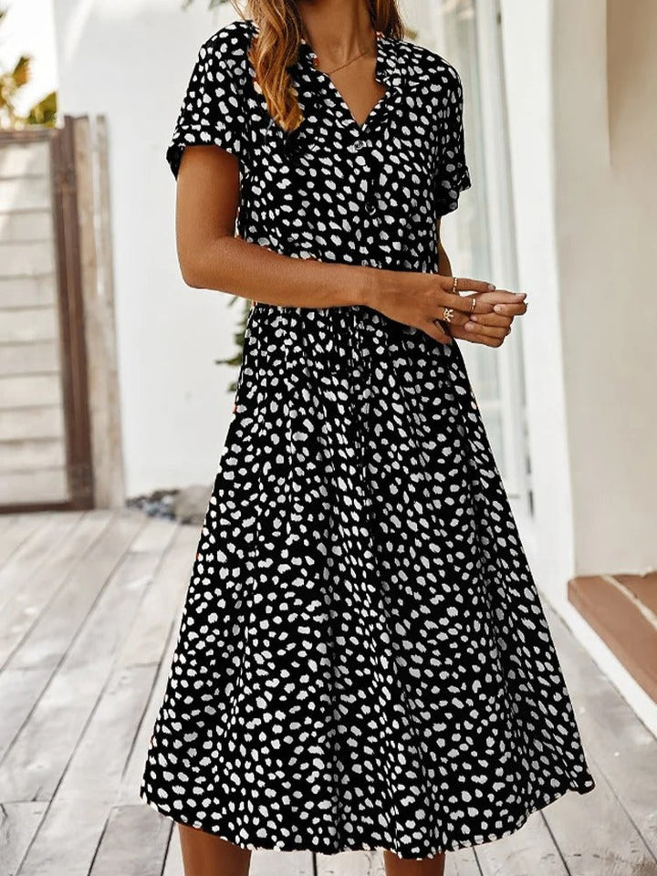 Felicitas | Women's Casual Printed Shirtdress