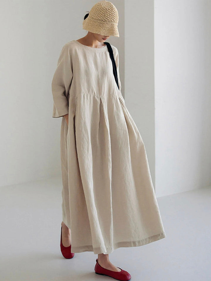 Tanya | Women’s Summer Linen Maxi Dress