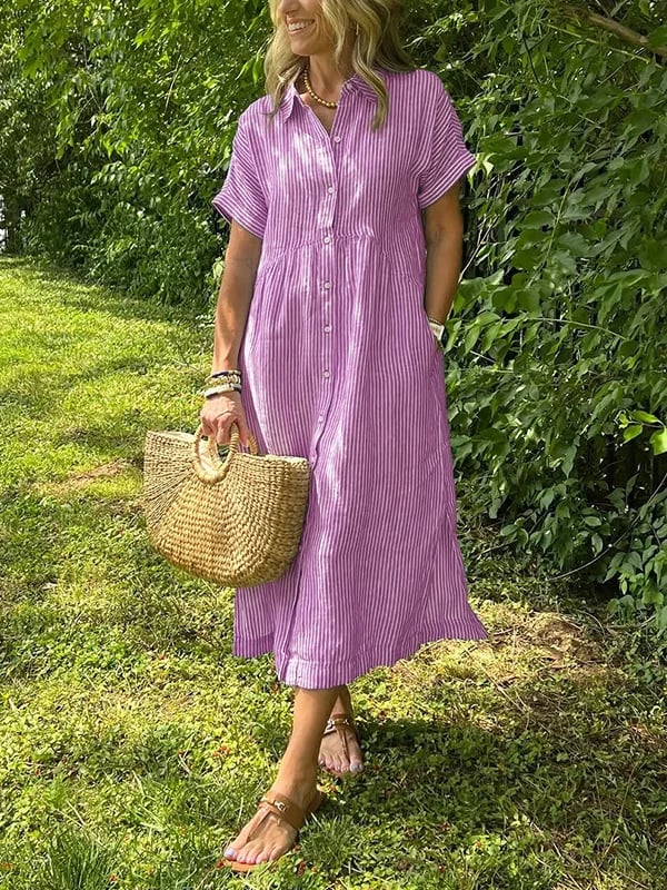 Jemma | Women’s Summer Maxi Striped Dress