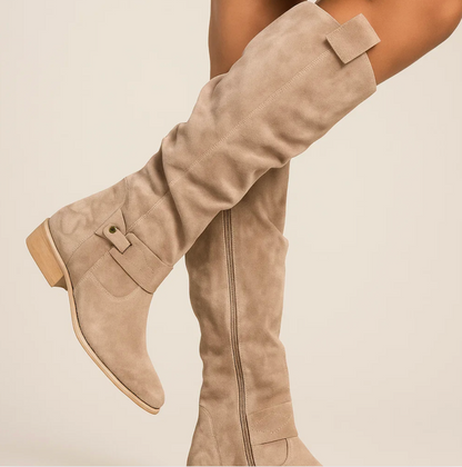 Abigail | Women's Elegant Knee High Suede Boots