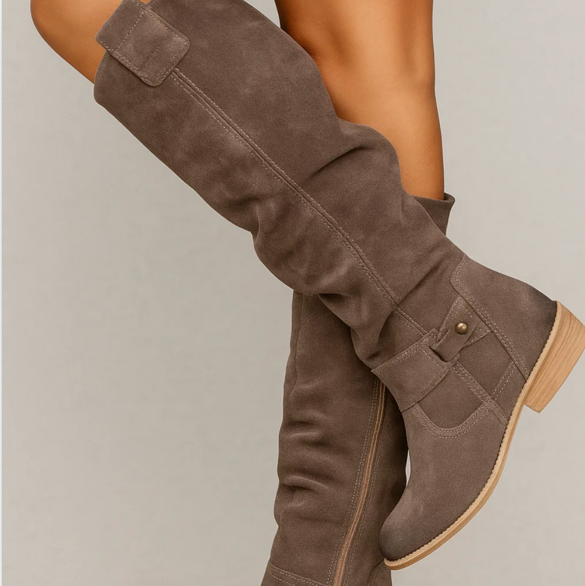 Abigail | Women's Elegant Knee High Suede Boots