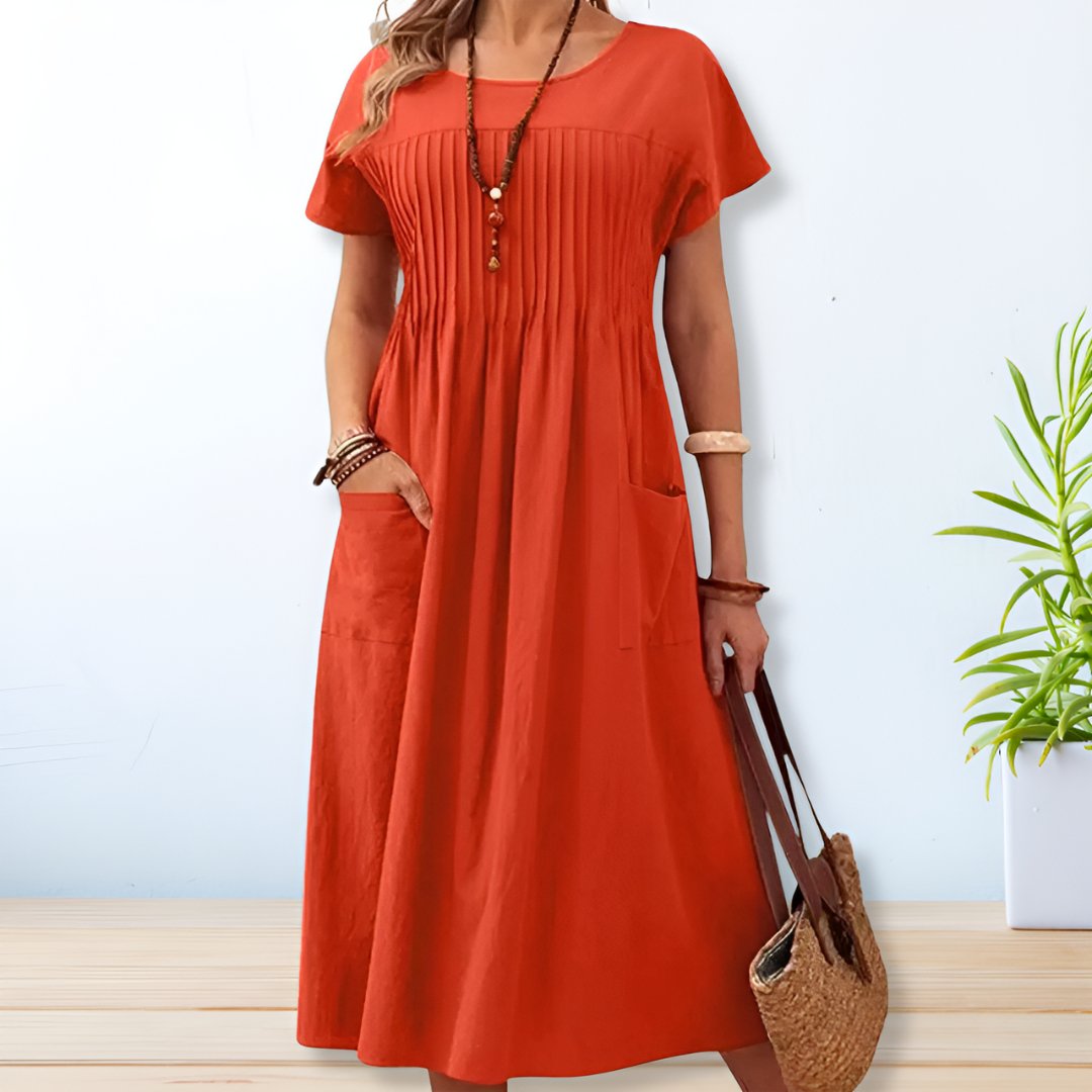 Ilara | Women’s Casual Shortsleeve Maxi Dress