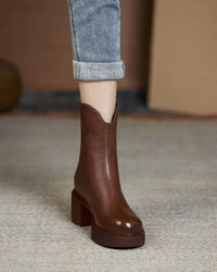 Amber | Women's Vegan Leather Ankle Chelsea Boots