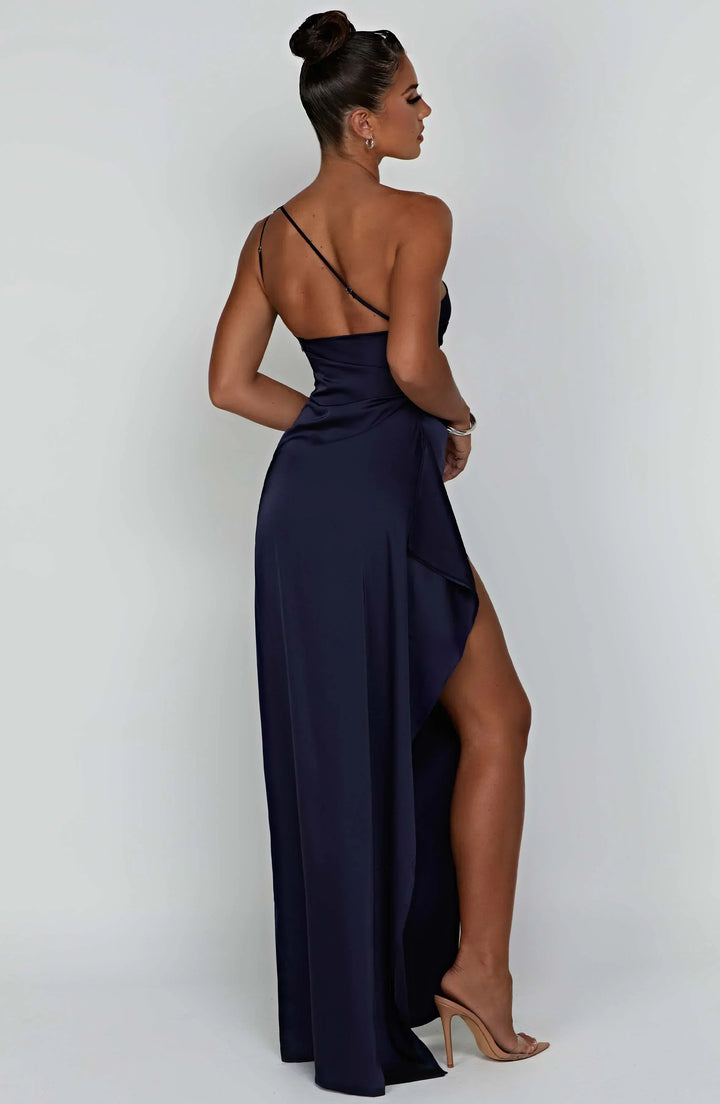 Genevieve | Women's One-Shoulder Maxi Evening Dress