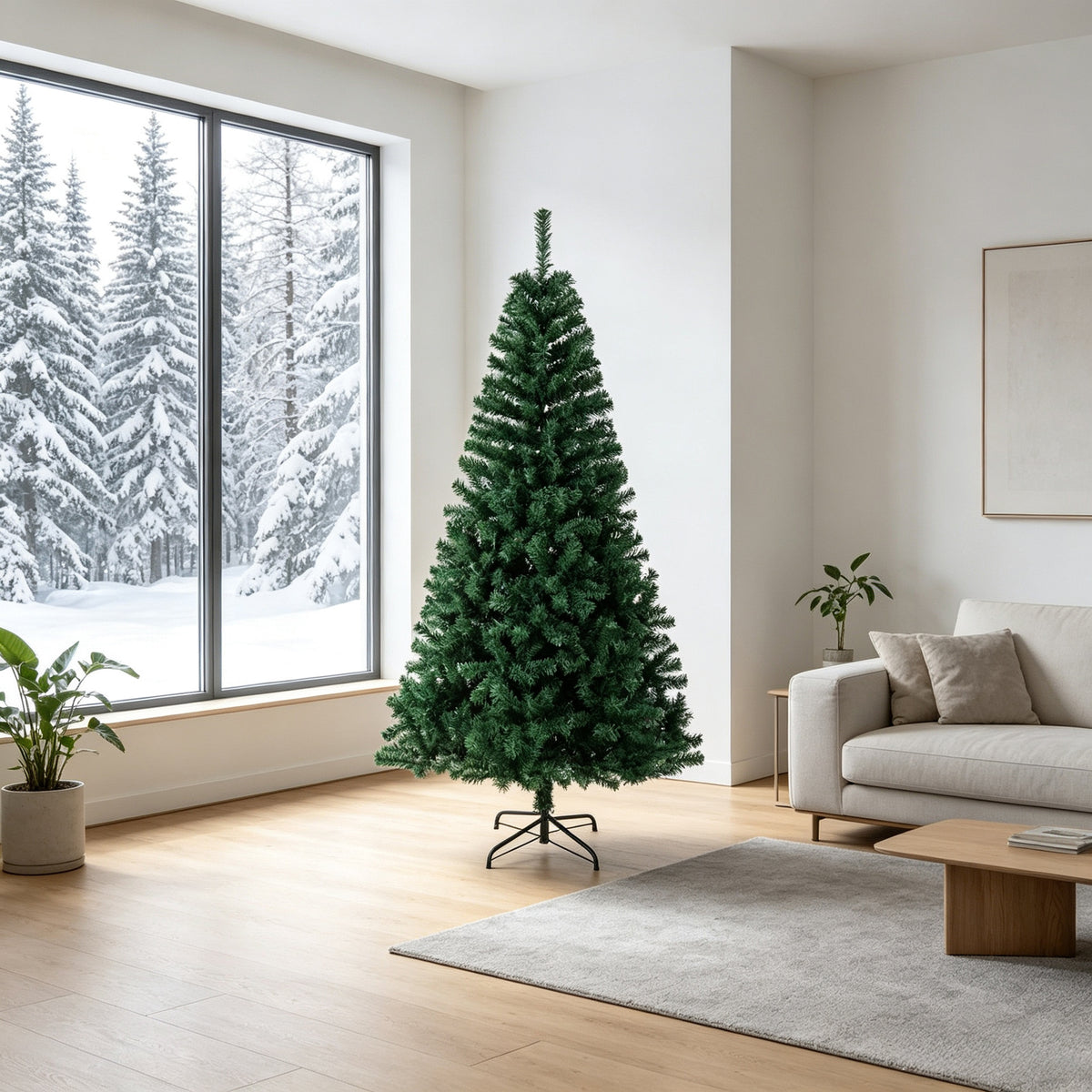 Artificial Christmas Tree Full PVC Branches 120cm