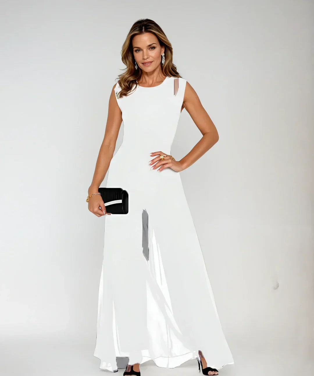Zoe | Women’s Sleeveless Evening Maxi Dress