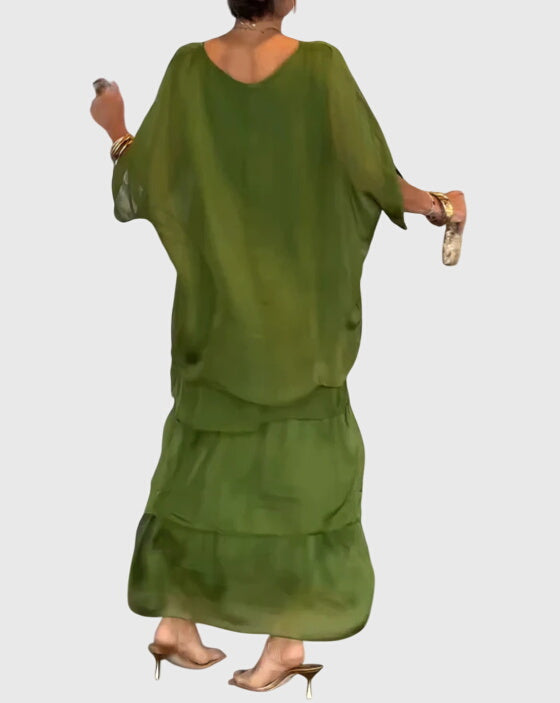 Aria | Women's Relaxed Fit Draped Maxi Dress