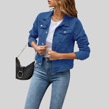 Gabrielle | Women's Casual Denim Jacket with Pockets