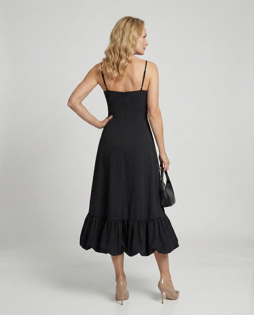 Aiko | Women's Elegant Ruffled Wedding Guest Dress