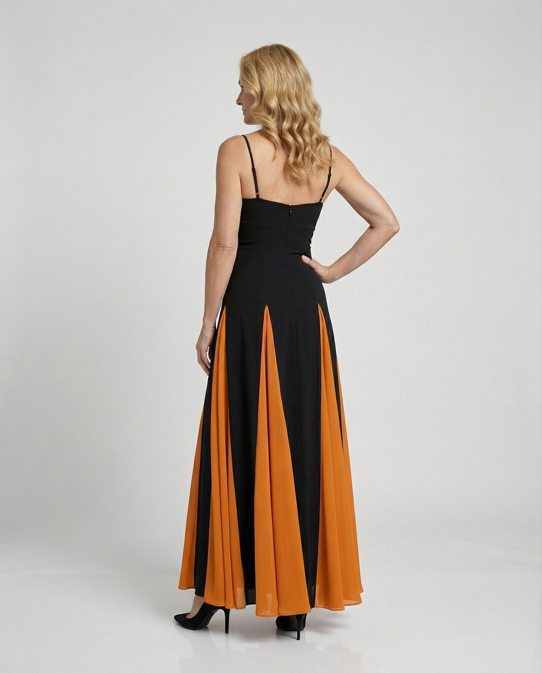 Harellia | Women’s Elegant Spaghetti Strap Maxi Dress