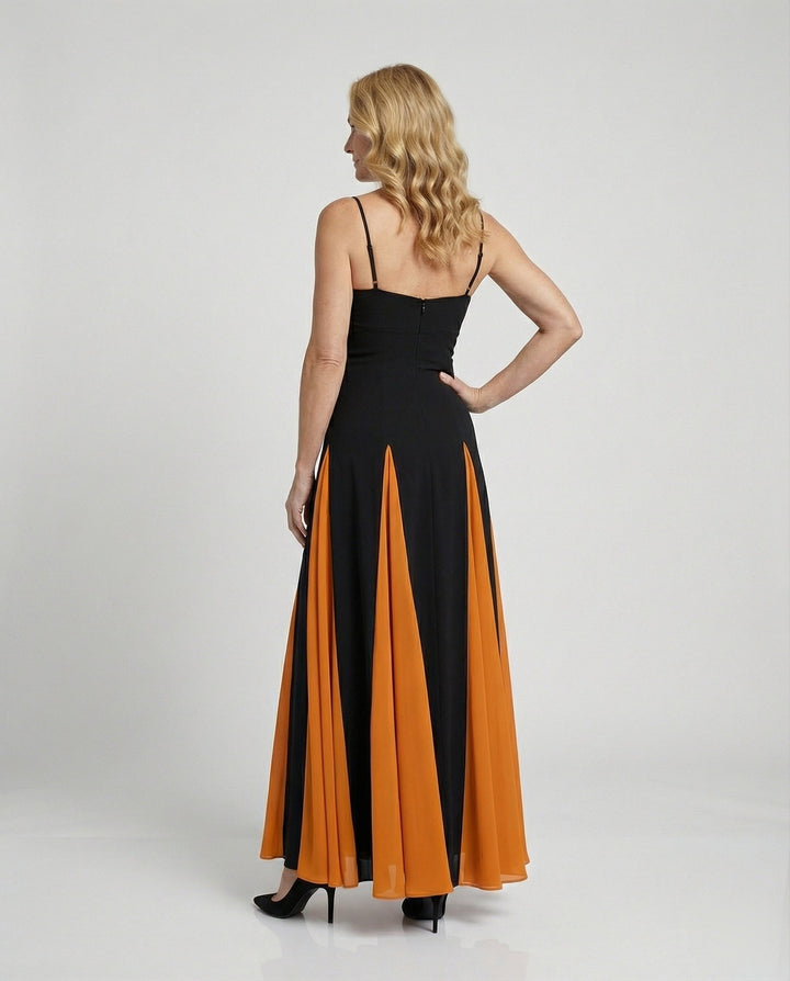 Harellia | Women’s Elegant Spaghetti Strap Maxi Dress