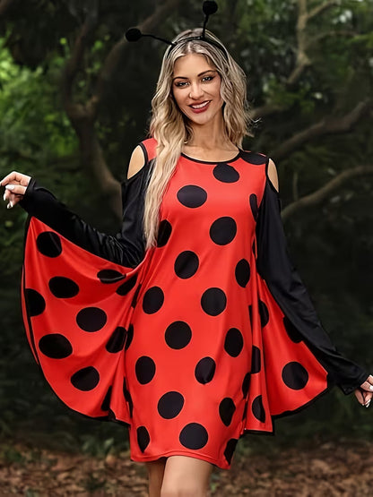 Abigail | Women's Playful Ladybug Halloween Costume Dress