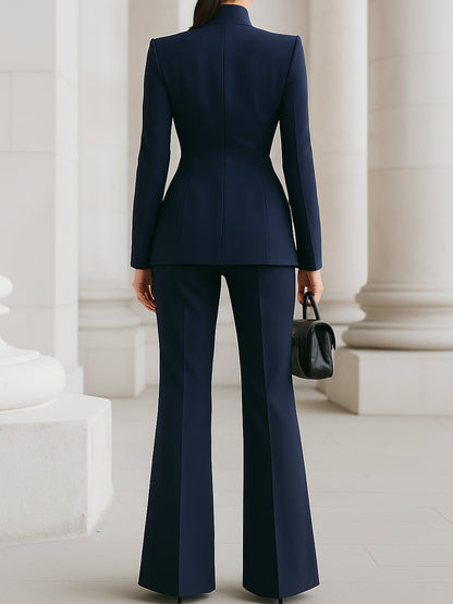 Blossom | Women's Tailored Structured Blazer & Trousers Suit Set