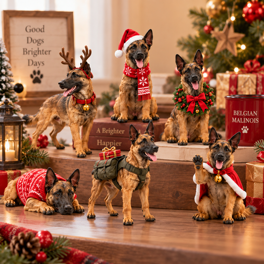 Belgian Malinois Advent Calendar 24 Days Collectible Figurines