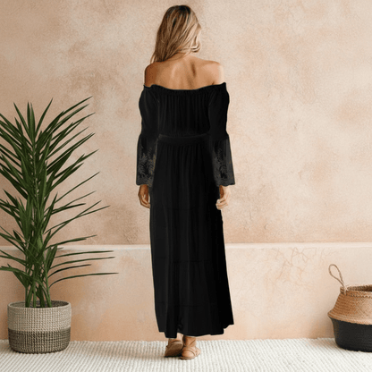 Camila | Women's Elegant Off-Shoulder Summer Maxi Dress