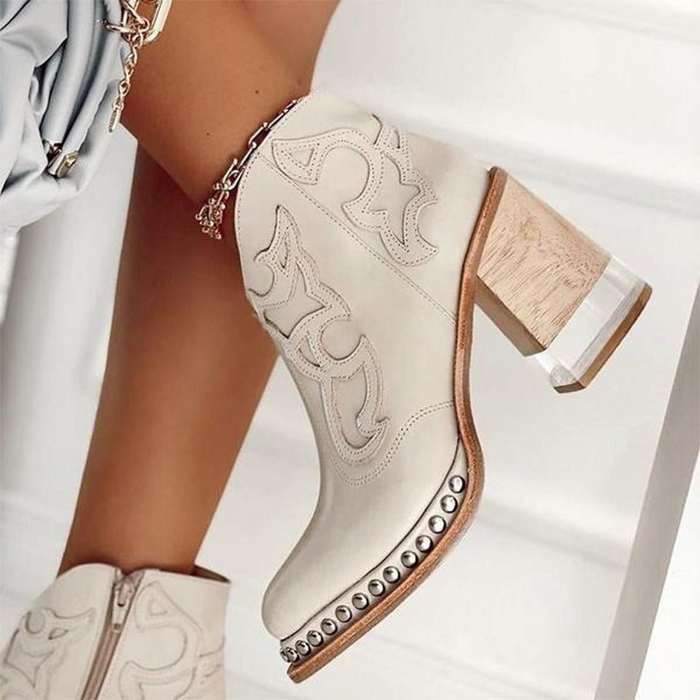 Hannah | Women's Block Heel Western Cowboy Boots