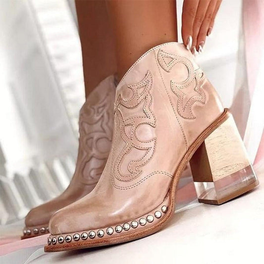 Hannah | Women's Block Heel Western Cowboy Boots