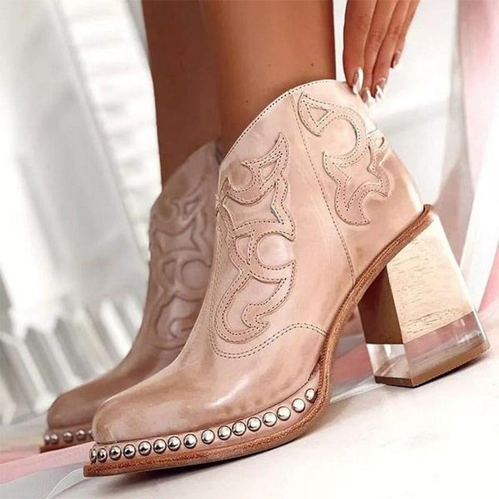 Hannah | Women's Block Heel Western Cowboy Boots