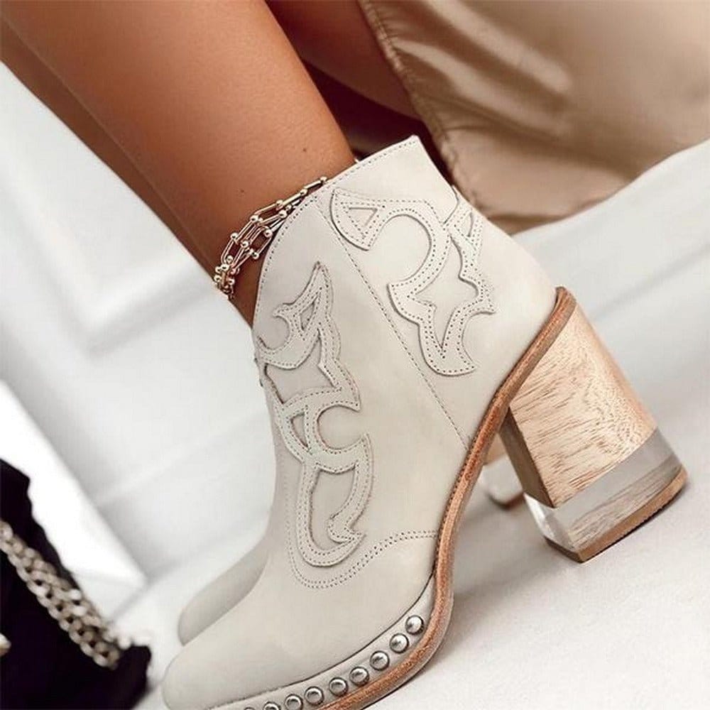 Hannah | Women's Block Heel Western Cowboy Boots